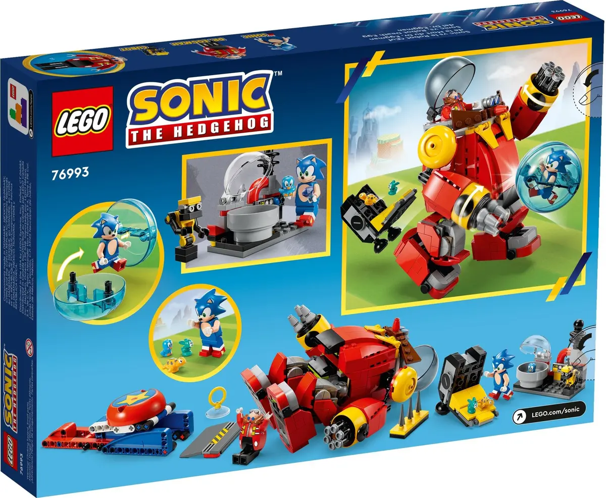 LEGO Sonic the Hedgehog 76993 Sonic vs. Dr. Eggman's Death Egg Robot set, image 8