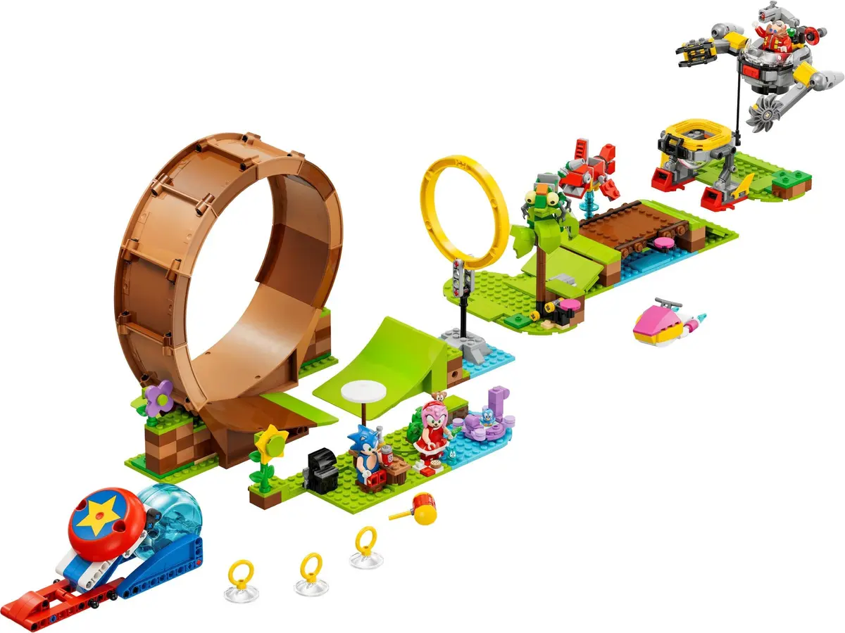 LEGO Sonic the Hedgehog 76994 Sonic's Green Hill Zone Loop Challenge set
