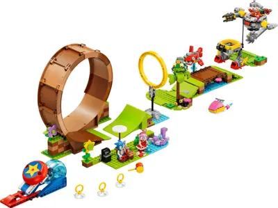 LEGO Sonic the Hedgehog 76994 Sonic's Green Hill Zone Loop Challenge set