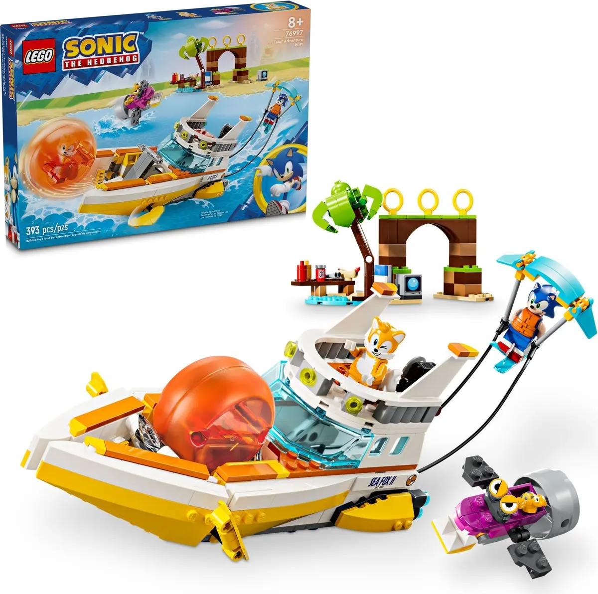 LEGO Sonic the Hedgehog 76997 Tails' Adventure Boat set, image 3
