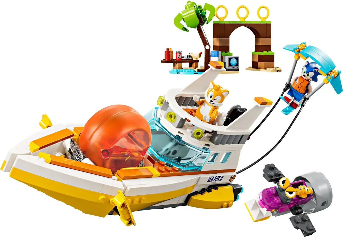 LEGO Sonic the Hedgehog 76997 Tails' Adventure Boat set