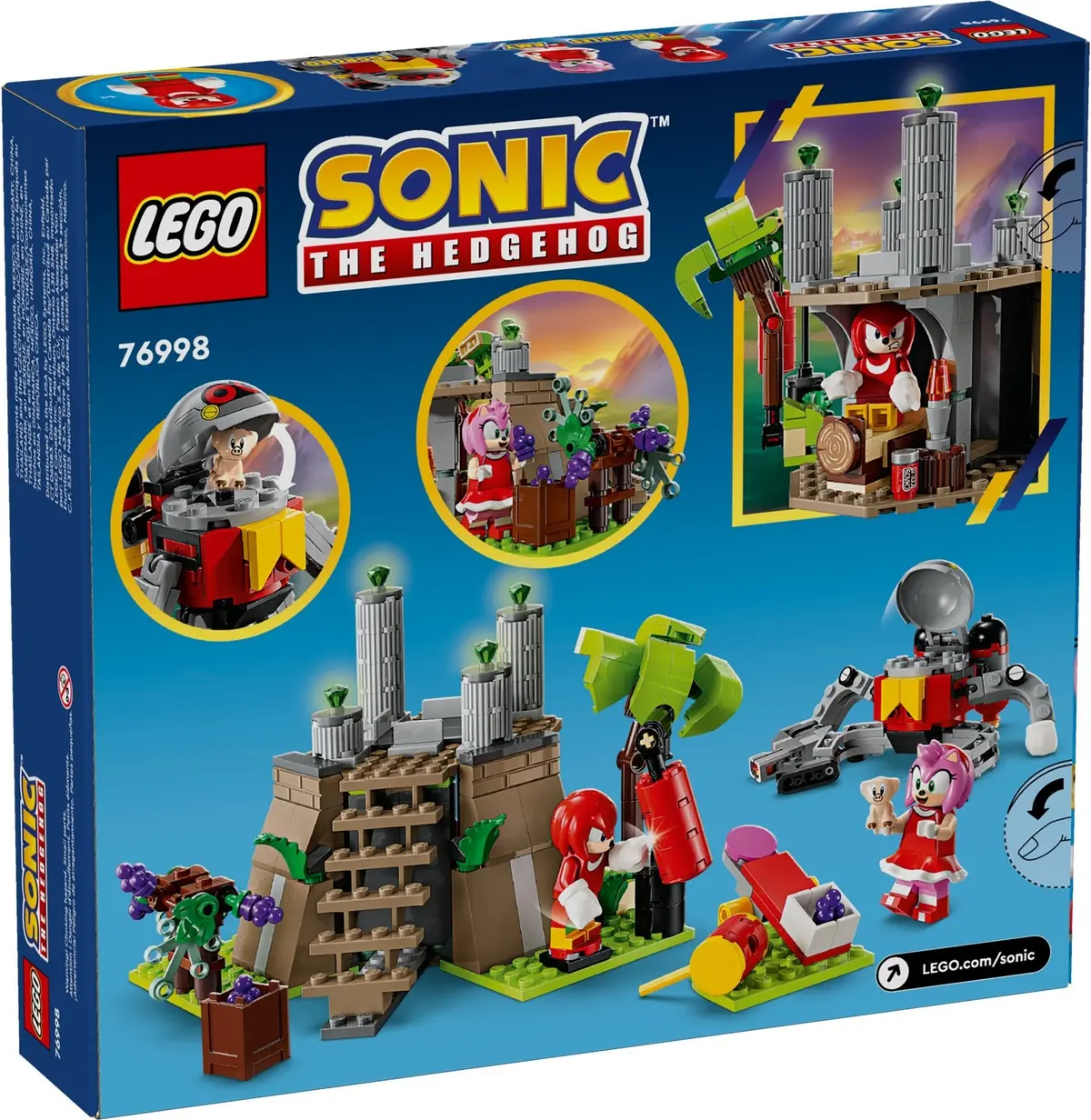 LEGO Sonic the Hedgehog 76998 Knuckles and the Master Emerald Shrine set, image 2