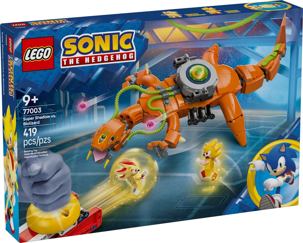 LEGO Sonic the Hedgehog 77003 Super Shadow vs. Biolizard set, image 2