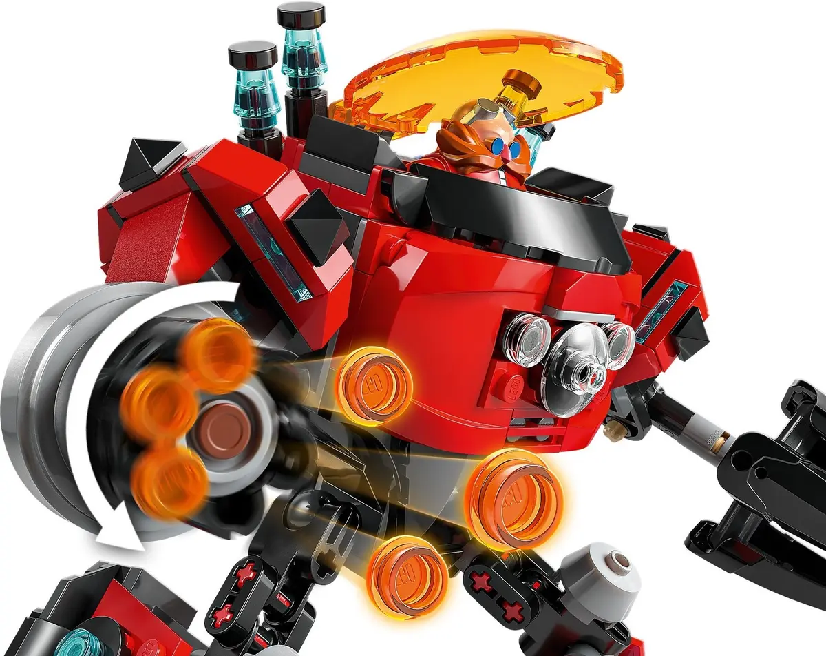 LEGO Sonic the Hedgehog 77005 Knuckles vs. Dr. Eggman Egg Crusher Mech set, image 6