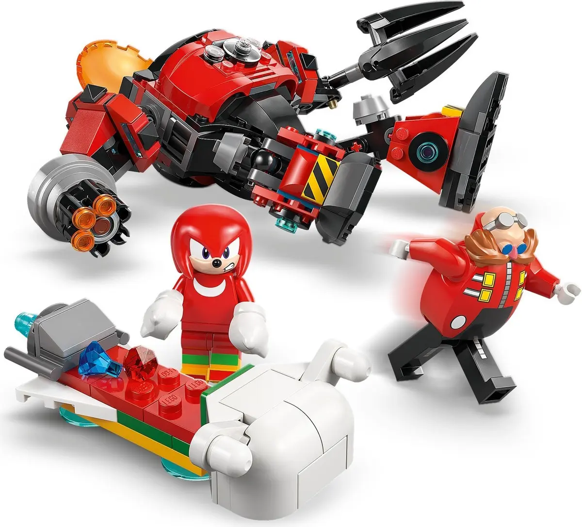 LEGO Sonic the Hedgehog 77005 Knuckles vs. Dr. Eggman Egg Crusher Mech set, image 7