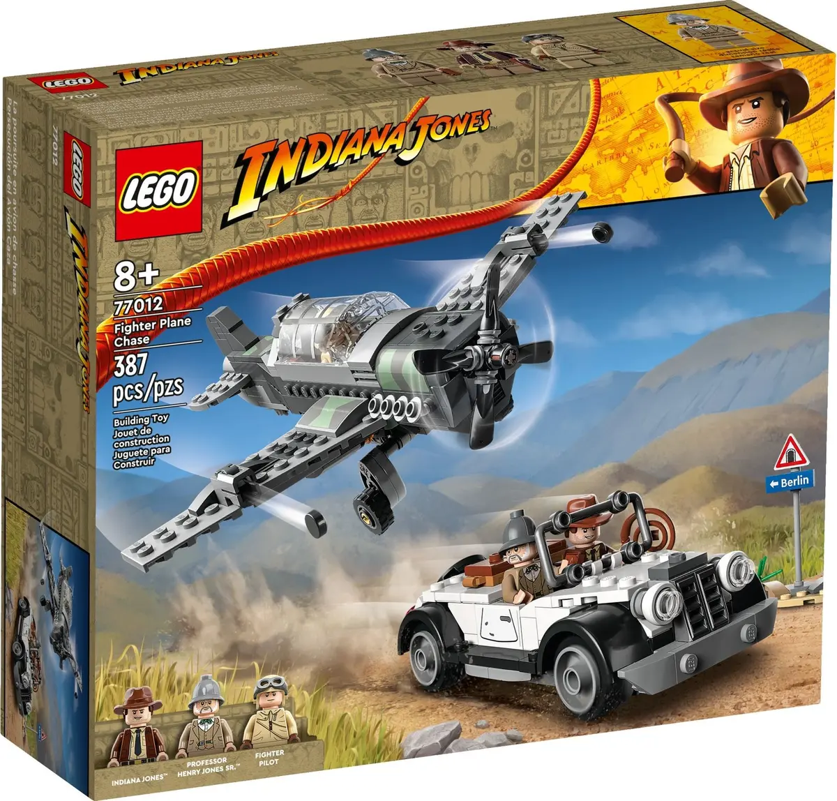 LEGO Indiana Jones 77012 Fighter Plane Chase set, image 2
