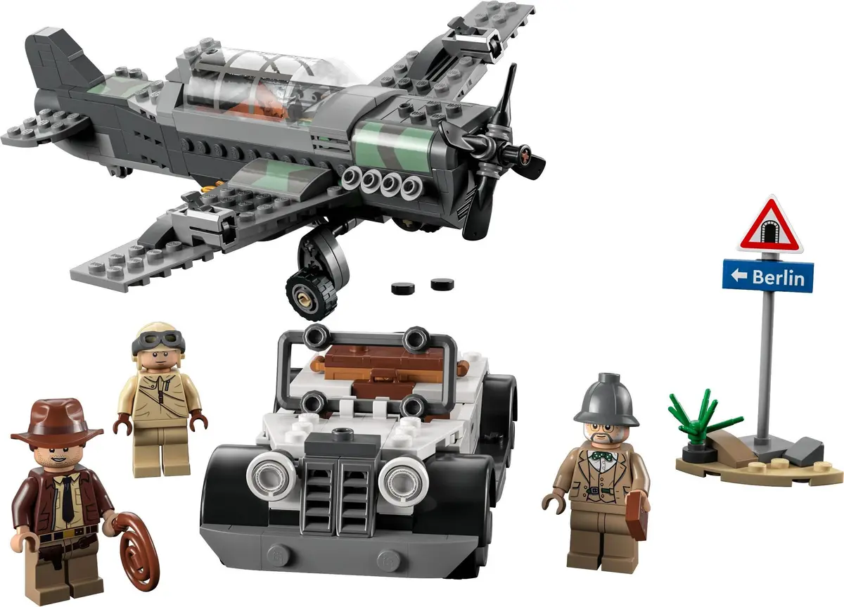 LEGO Indiana Jones 77012 Fighter Plane Chase set