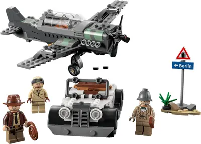 LEGO Indiana Jones 77012 Fighter Plane Chase set