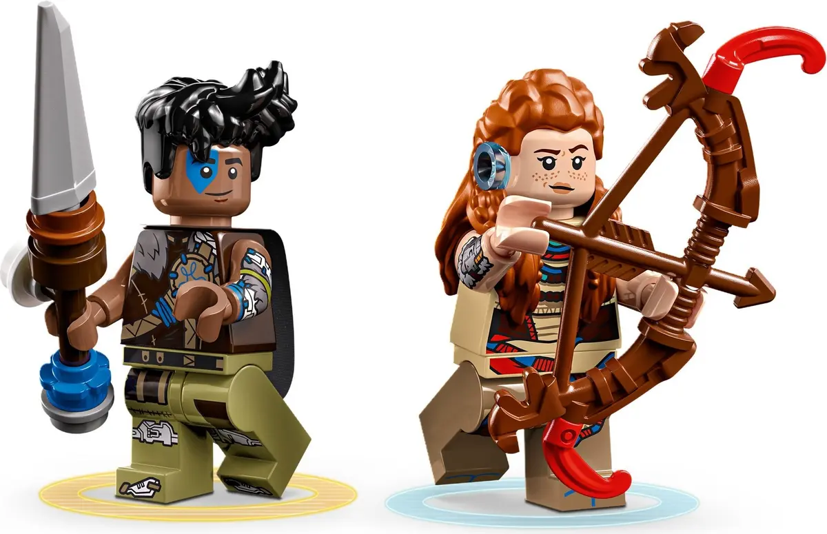 LEGO Horizon 77037 Aloy & Varl vs. Shell-Walker & Sawtooth set, image 4