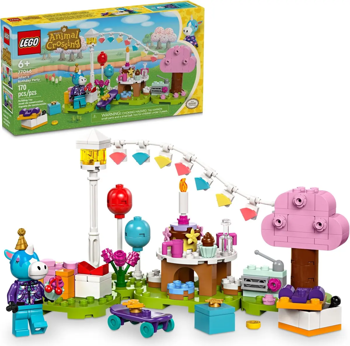 LEGO Animal Crossing 77046 Julian's Birthday Party set, image 10