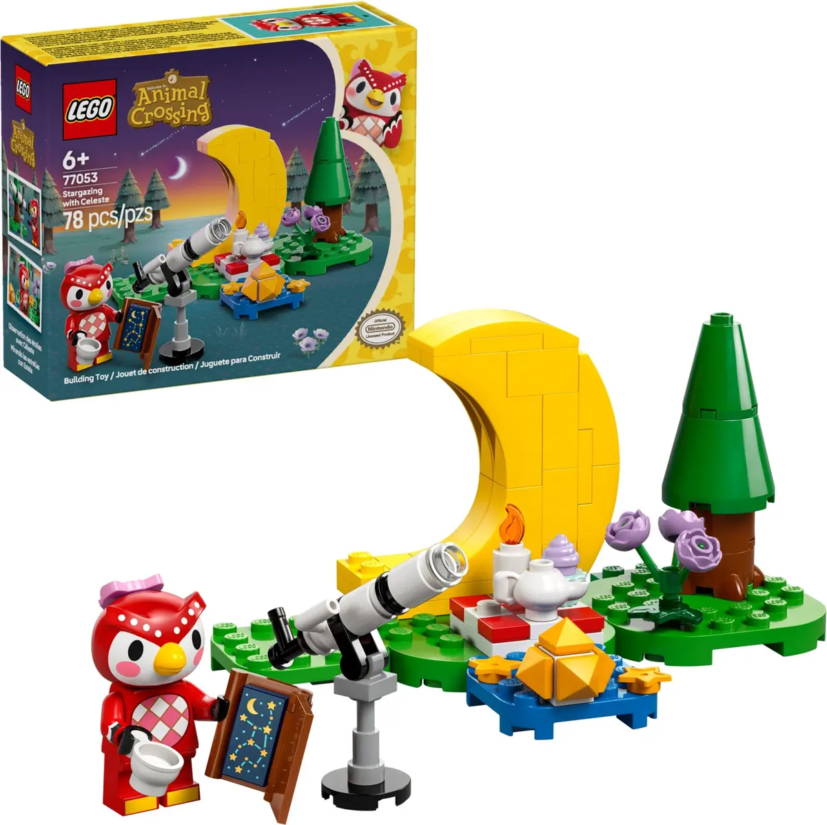 LEGO Animal Crossing 77053 Stargazing with Celeste set, image 4