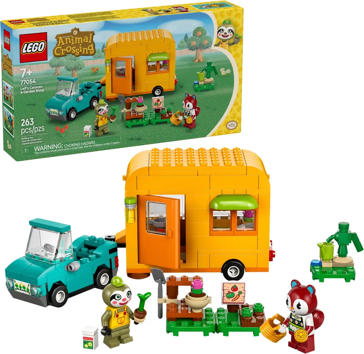 LEGO Animal Crossing 77054 Leif's Caravan & Garden Shop set, image 4