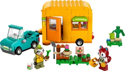 LEGO Animal Crossing 77054 Leif's Caravan & Garden Shop set
