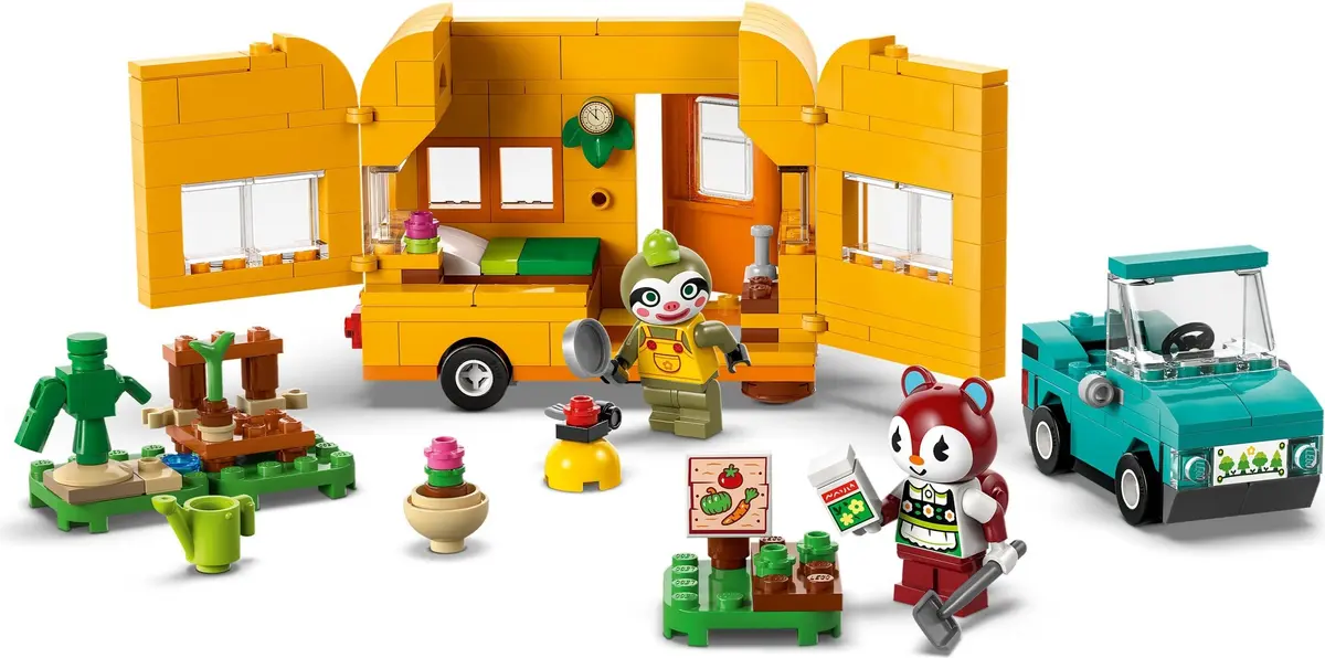 LEGO Animal Crossing 77054 Leif's Caravan & Garden Shop set, image 8