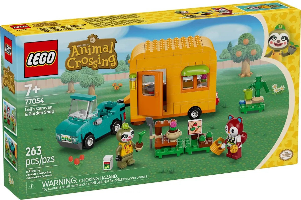 LEGO Animal Crossing 77054 Leif's Caravan & Garden Shop set, image 2
