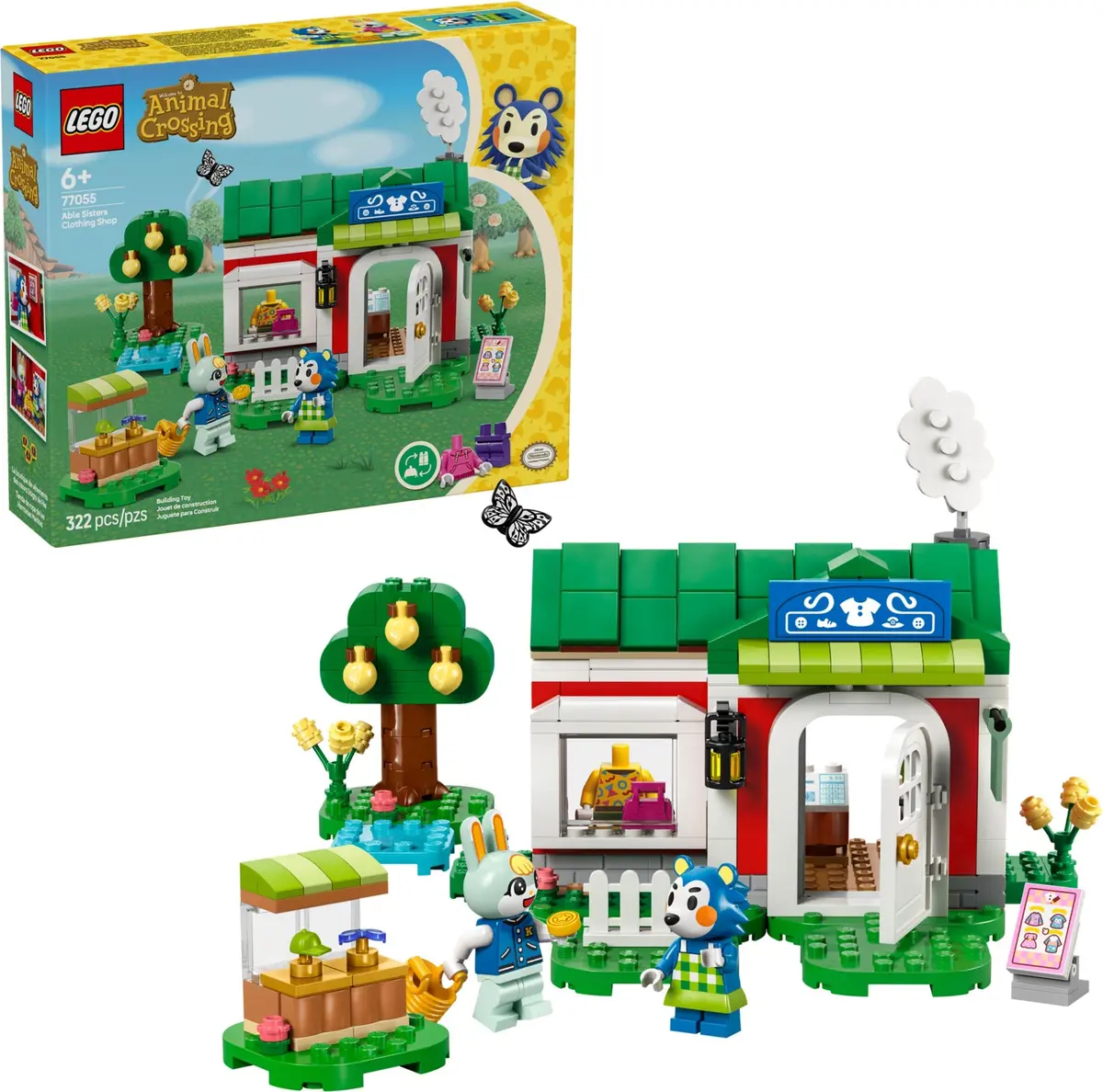 LEGO Animal Crossing 77055 Able Sisters Clothing Shop set, image 4