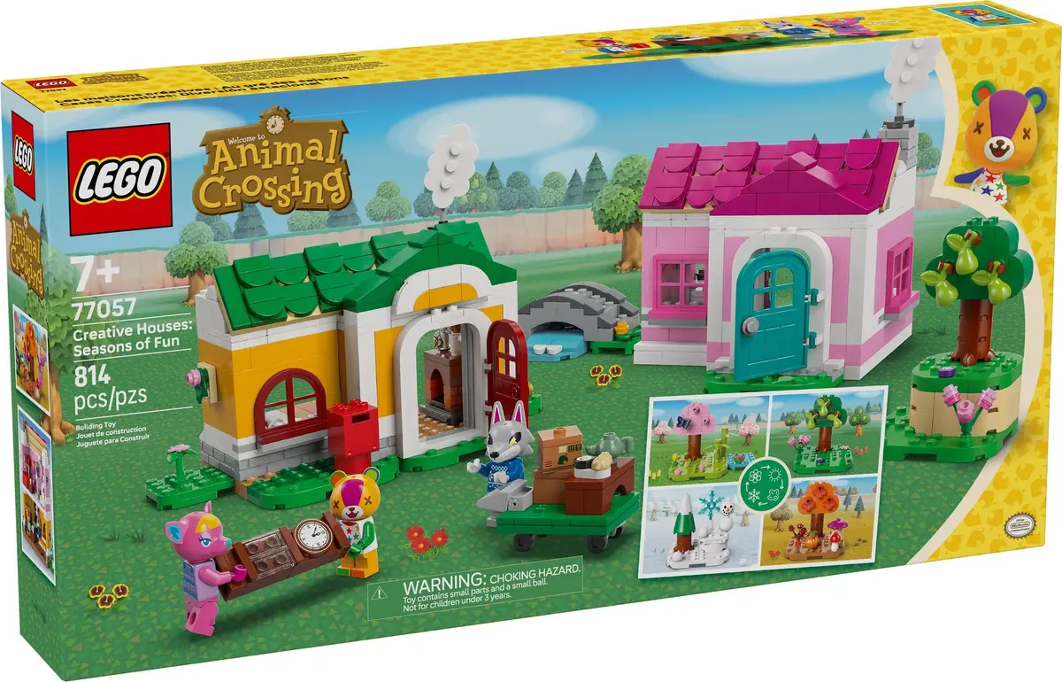 LEGO Animal Crossing 77057 Creative Houses: Seasons of Fun set, image 2