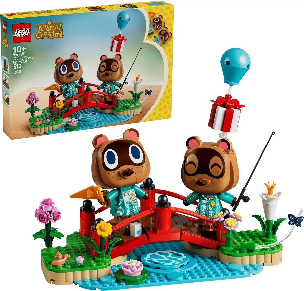 LEGO Animal Crossing 77059 Timmy & Tommy's Fun Day Out set, image 3