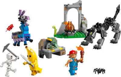 LEGO Fortnite 77075 Peely & Sparkplug's Camp set