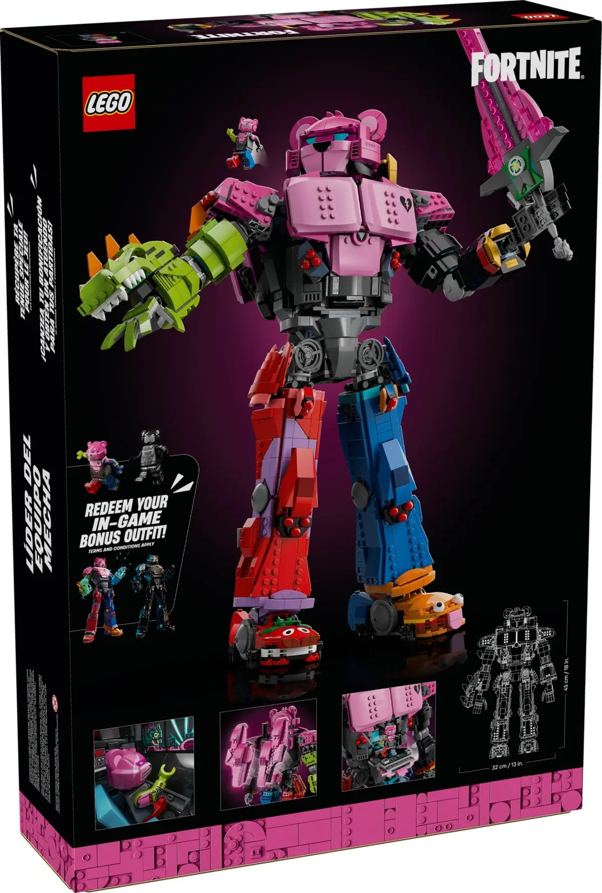 LEGO Fortnite 77078 Mecha Team Leader set, image 2