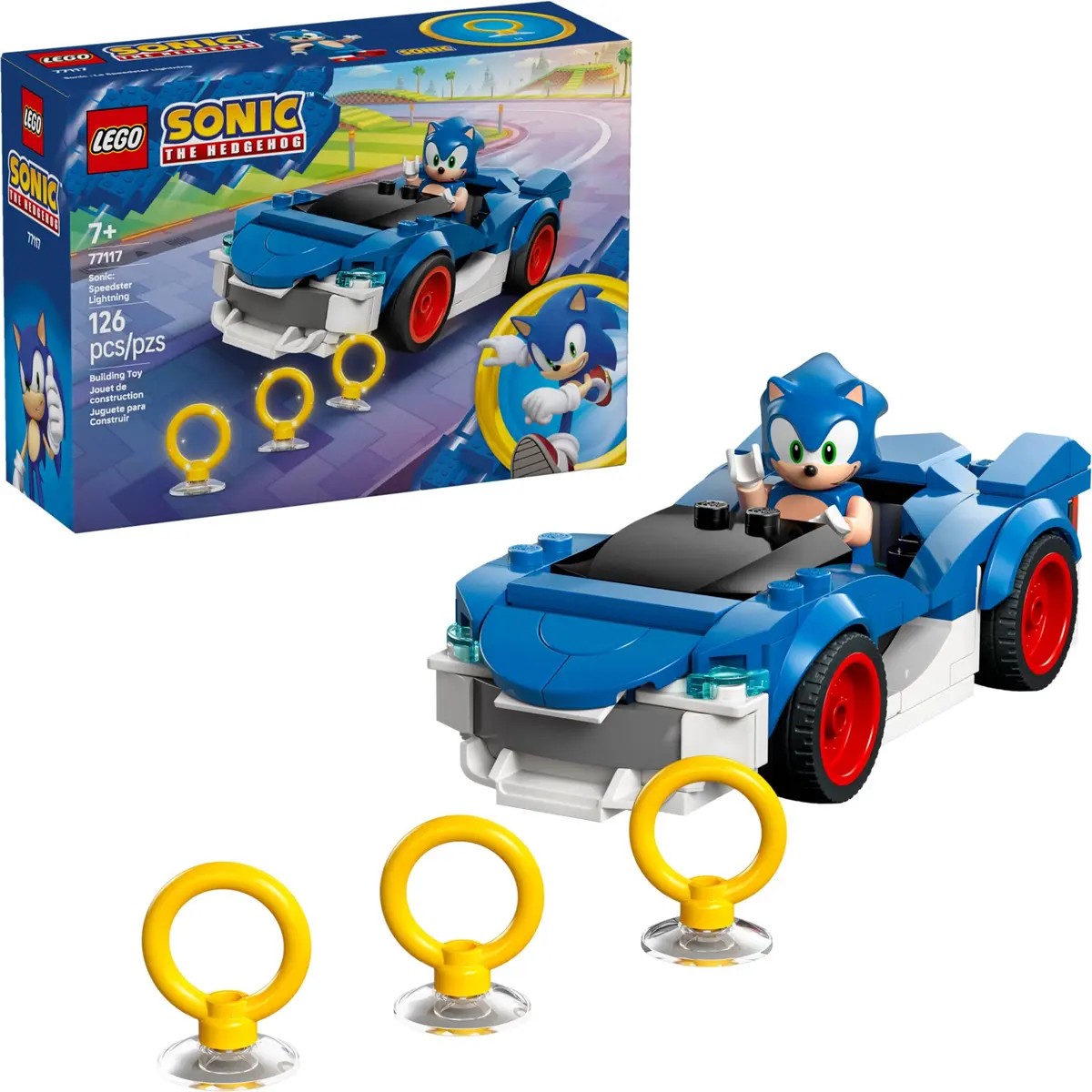 LEGO Sonic the Hedgehog 77117 Sonic: Speedster Lightning set, image 3
