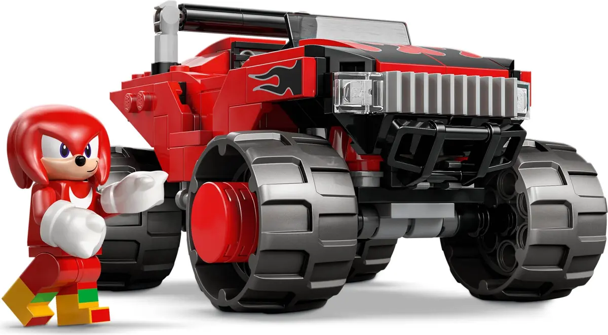 LEGO Sonic the Hedgehog 77118 Silver's Car vs. Knuckles' Monster Truck set, image 11