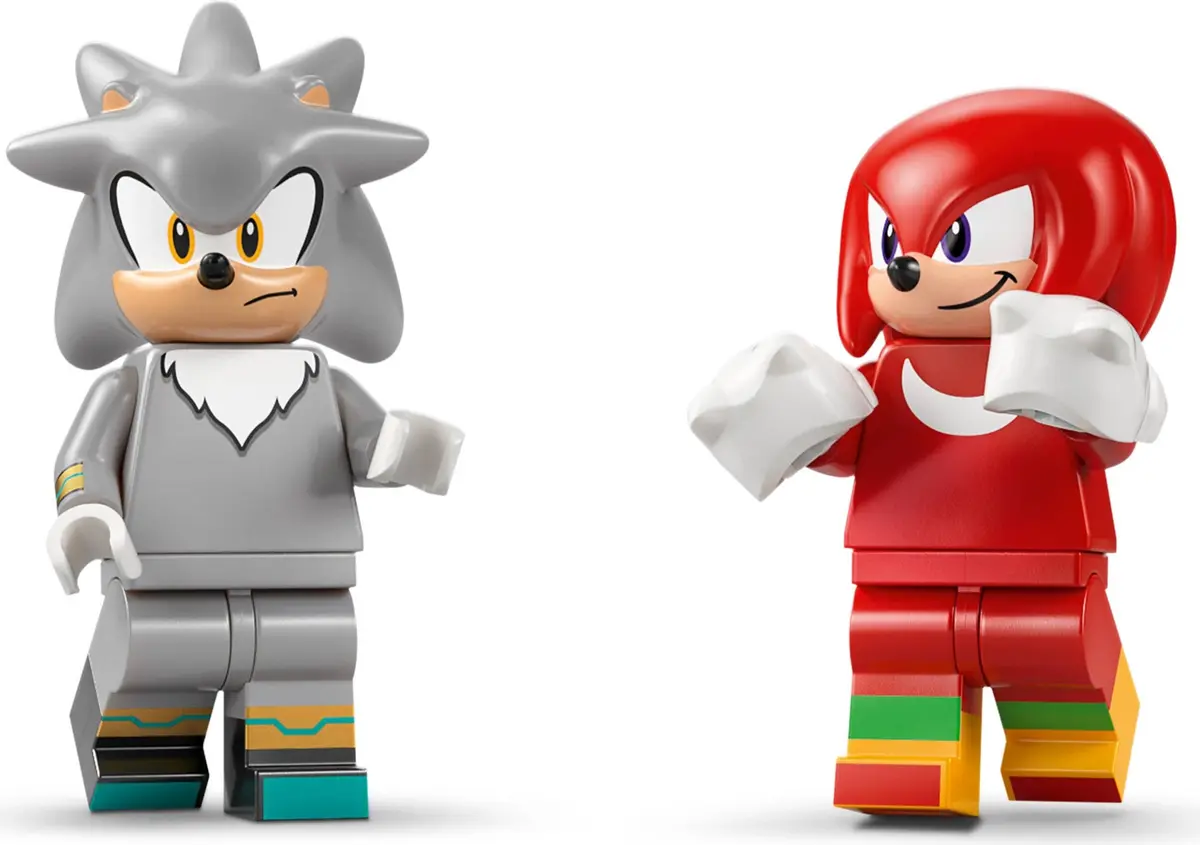 LEGO Sonic the Hedgehog 77118 Silver's Car vs. Knuckles' Monster Truck set, image 9