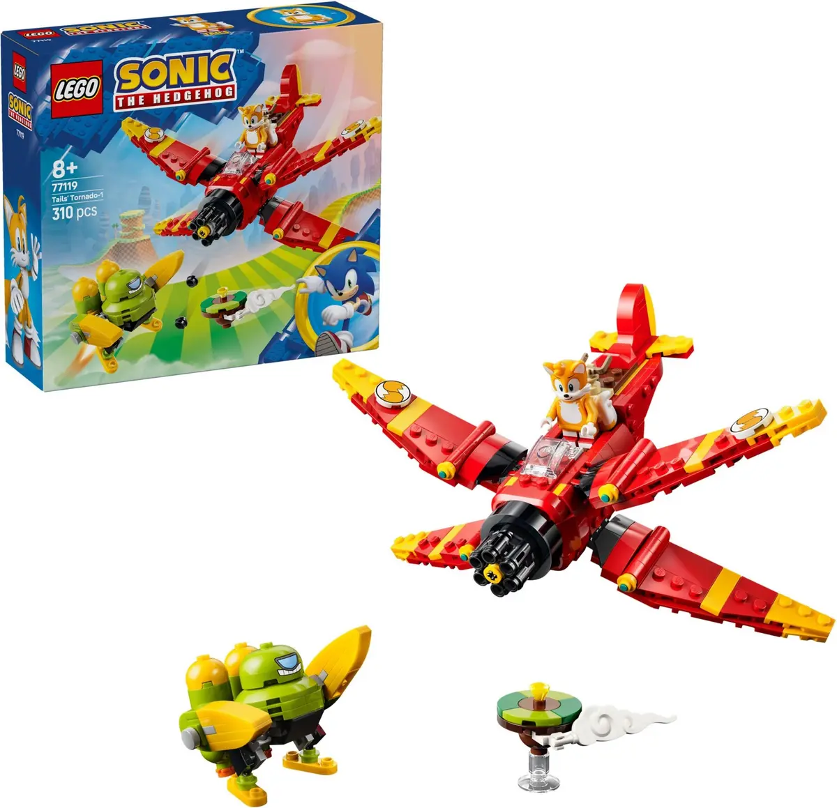 LEGO Sonic the Hedgehog 77119 Tails' Tornado-1 set, image 3