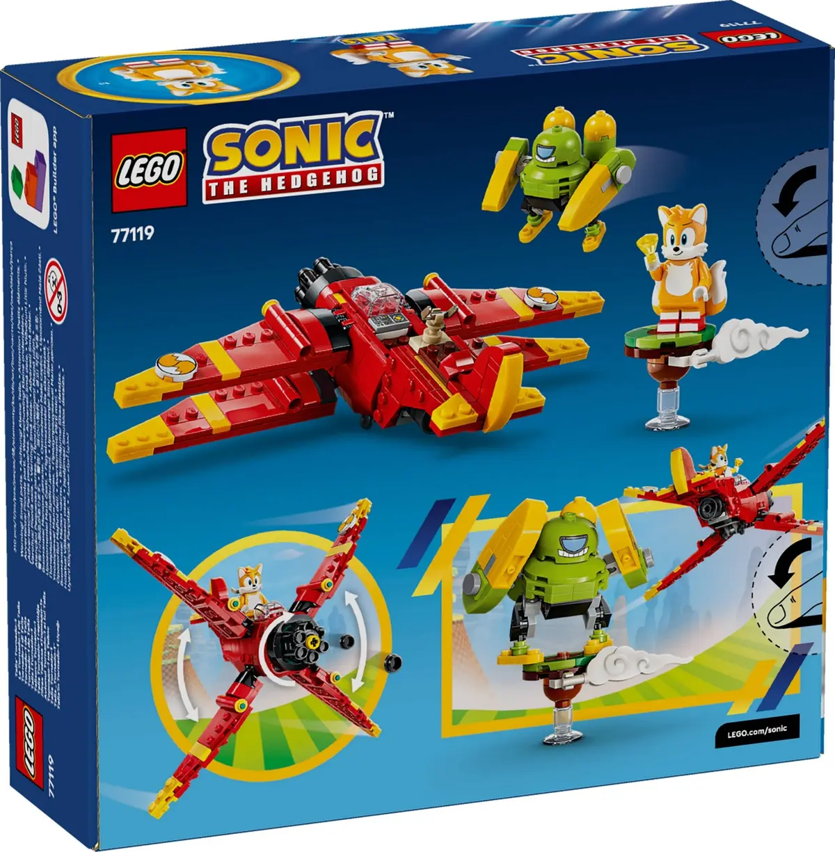 LEGO Sonic the Hedgehog 77119 Tails' Tornado-1 set, image 2