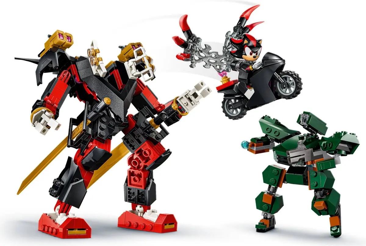 LEGO Sonic the Hedgehog 77120 Shadow's Mech vs. G.U.N. Trooper set, image 6