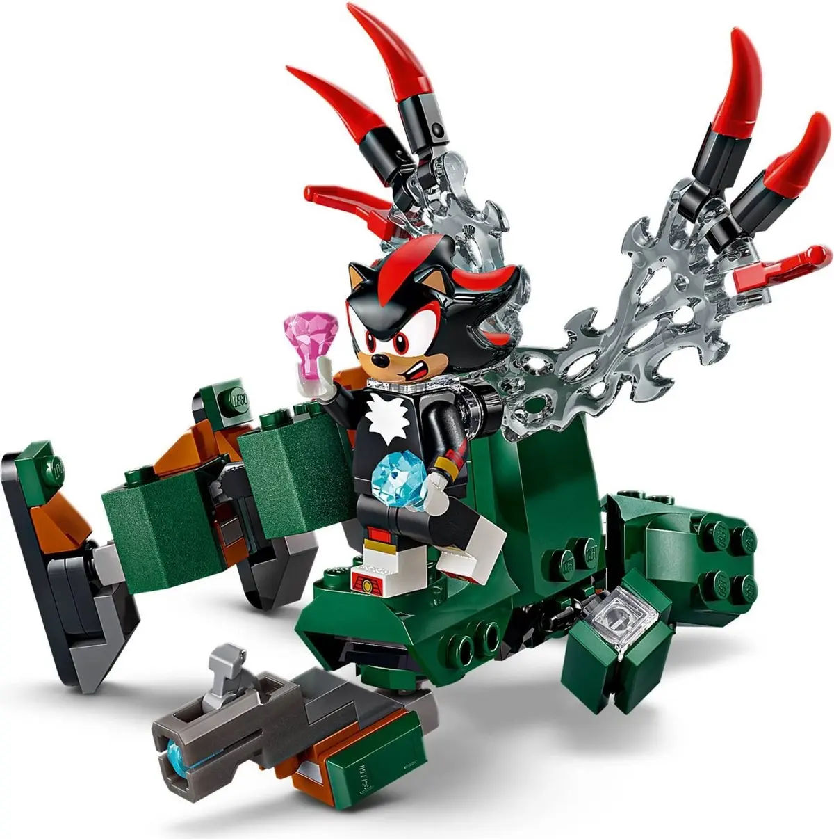 LEGO Sonic the Hedgehog 77120 Shadow's Mech vs. G.U.N. Trooper set, image 4