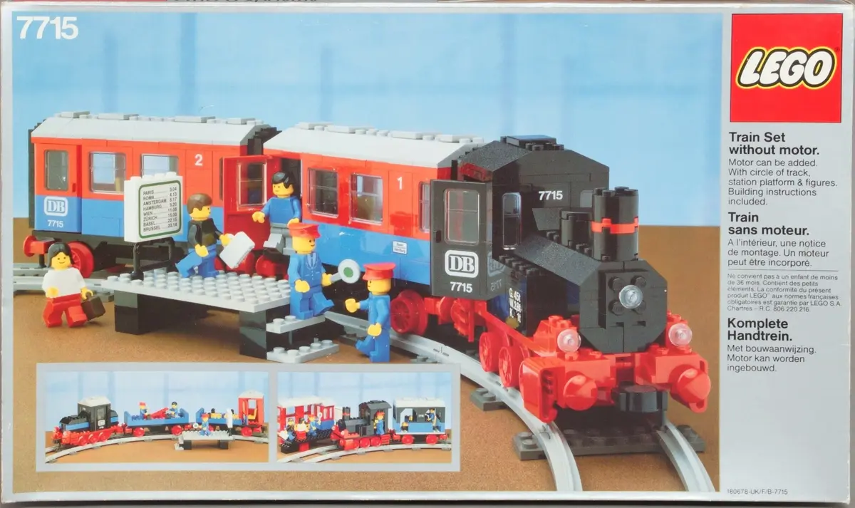 LEGO Trains 7715 Push-Along Passenger Steam Train set
