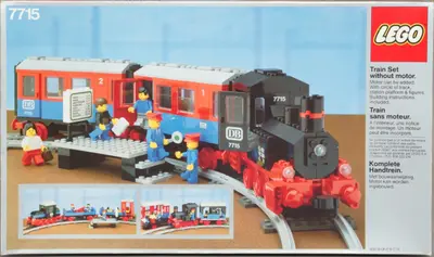 LEGO Trains 7715 Push-Along Passenger Steam Train set
