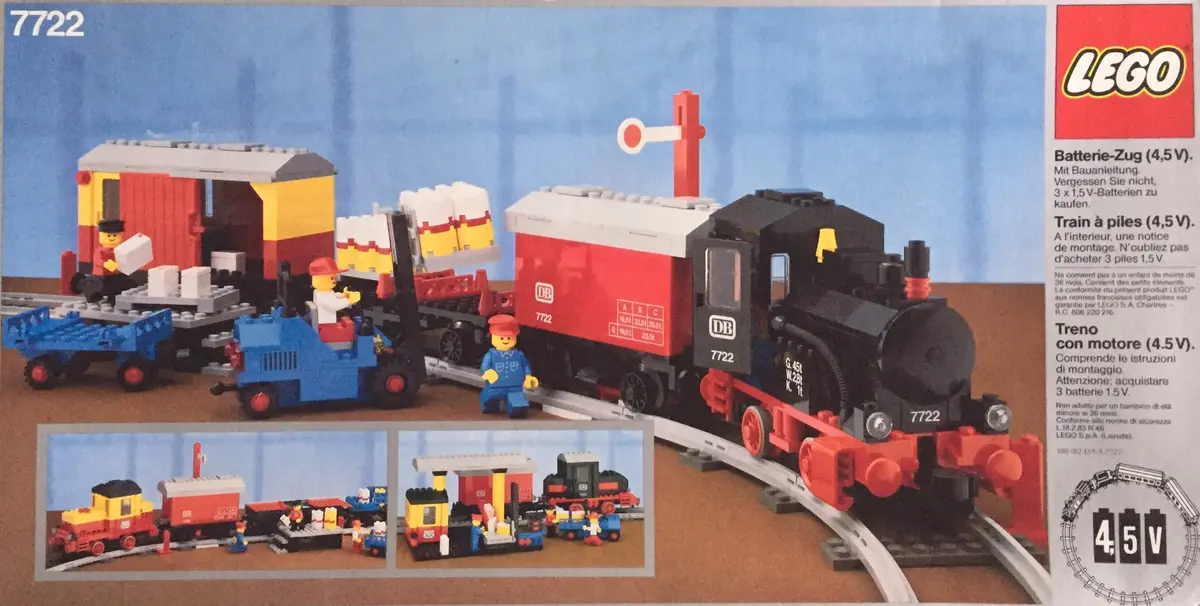 LEGO Trains 7722 Steam Cargo Train Set set