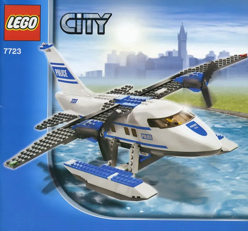 LEGO City 7723 Police Pontoon Plane set