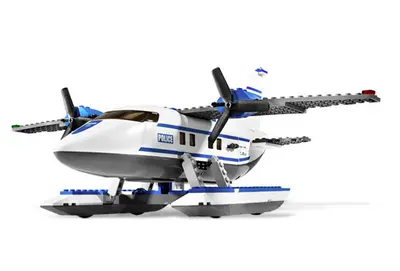 LEGO City 7723 Police Pontoon Plane set, image 4