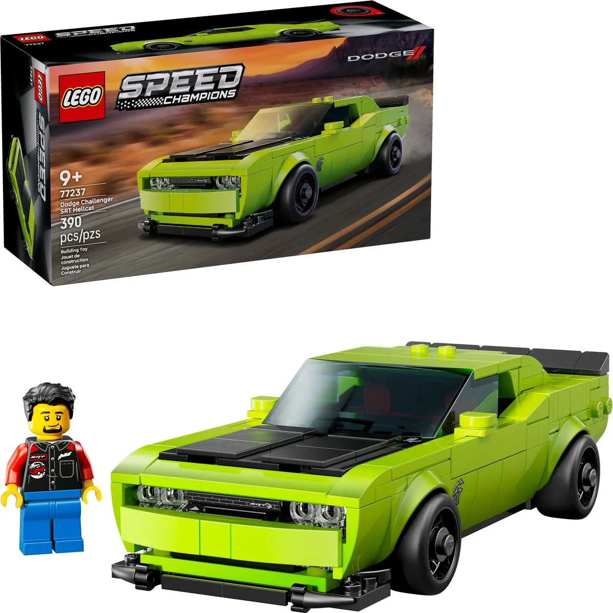 LEGO Speed Champions 77237 Dodge Challenger SRT Hellcat set, image 3
