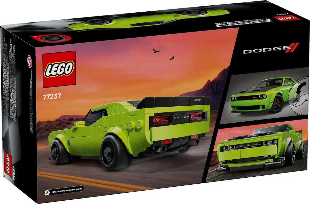 LEGO Speed Champions 77237 Dodge Challenger SRT Hellcat set, image 2