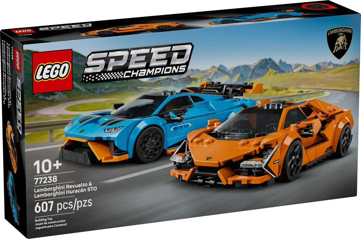 LEGO Speed Champions 77238 Lamborghini Revuelto & Lamborghini Huracán STO set, image 2