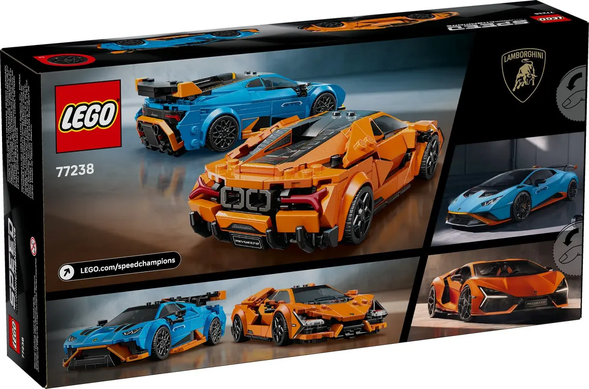 LEGO Speed Champions 77238 Lamborghini Revuelto & Lamborghini Huracán STO set, image 3