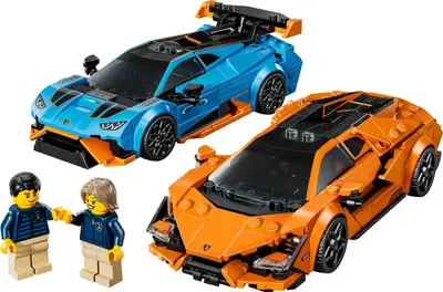 LEGO Speed Champions 77238 Lamborghini Revuelto & Lamborghini Huracán STO set
