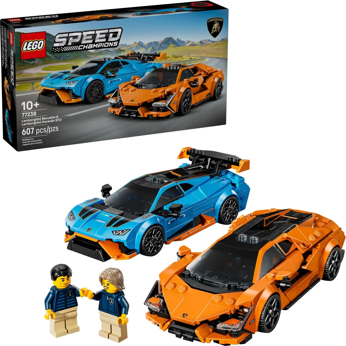 LEGO Speed Champions 77238 Lamborghini Revuelto & Lamborghini Huracán STO set, image 4