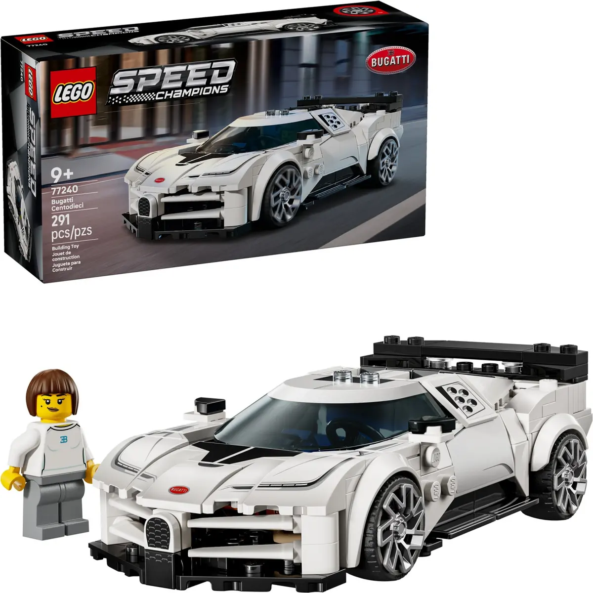 LEGO Speed Champions 77240 Bugatti Centodieci set, image 4