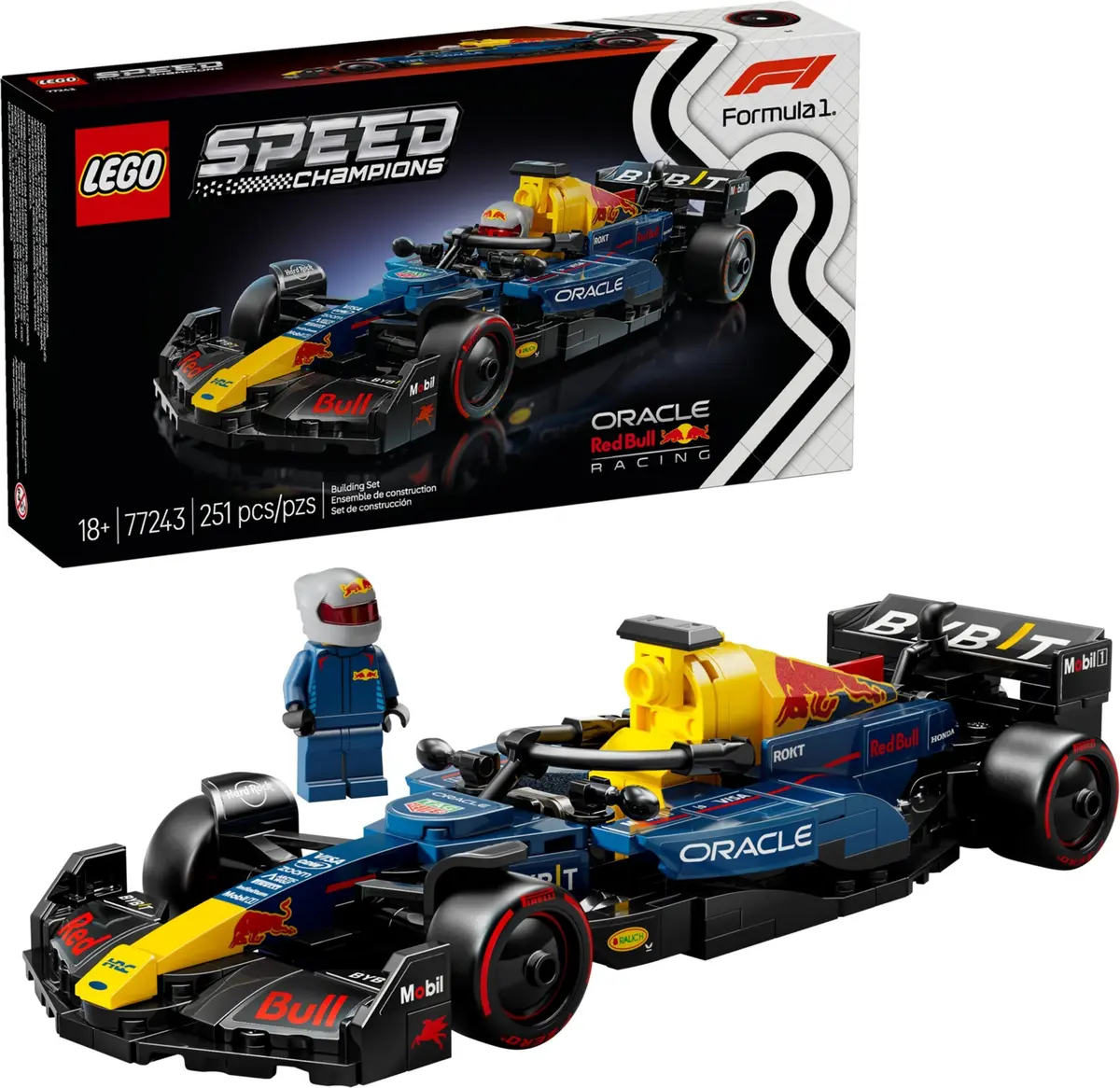 LEGO Speed Champions 77243 Oracle Red Bull Racing RB20 set, image 3