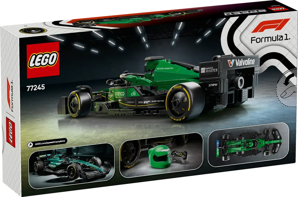 LEGO Speed Champions 77245 Aston Martin Aramco F1 AMR24 set, image 2