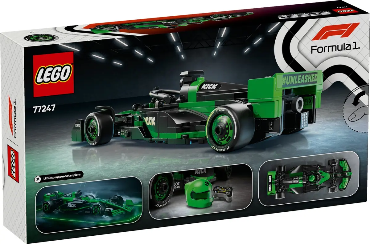 LEGO Speed Champions 77247 KICK Sauber F1 Team C44 set, image 2