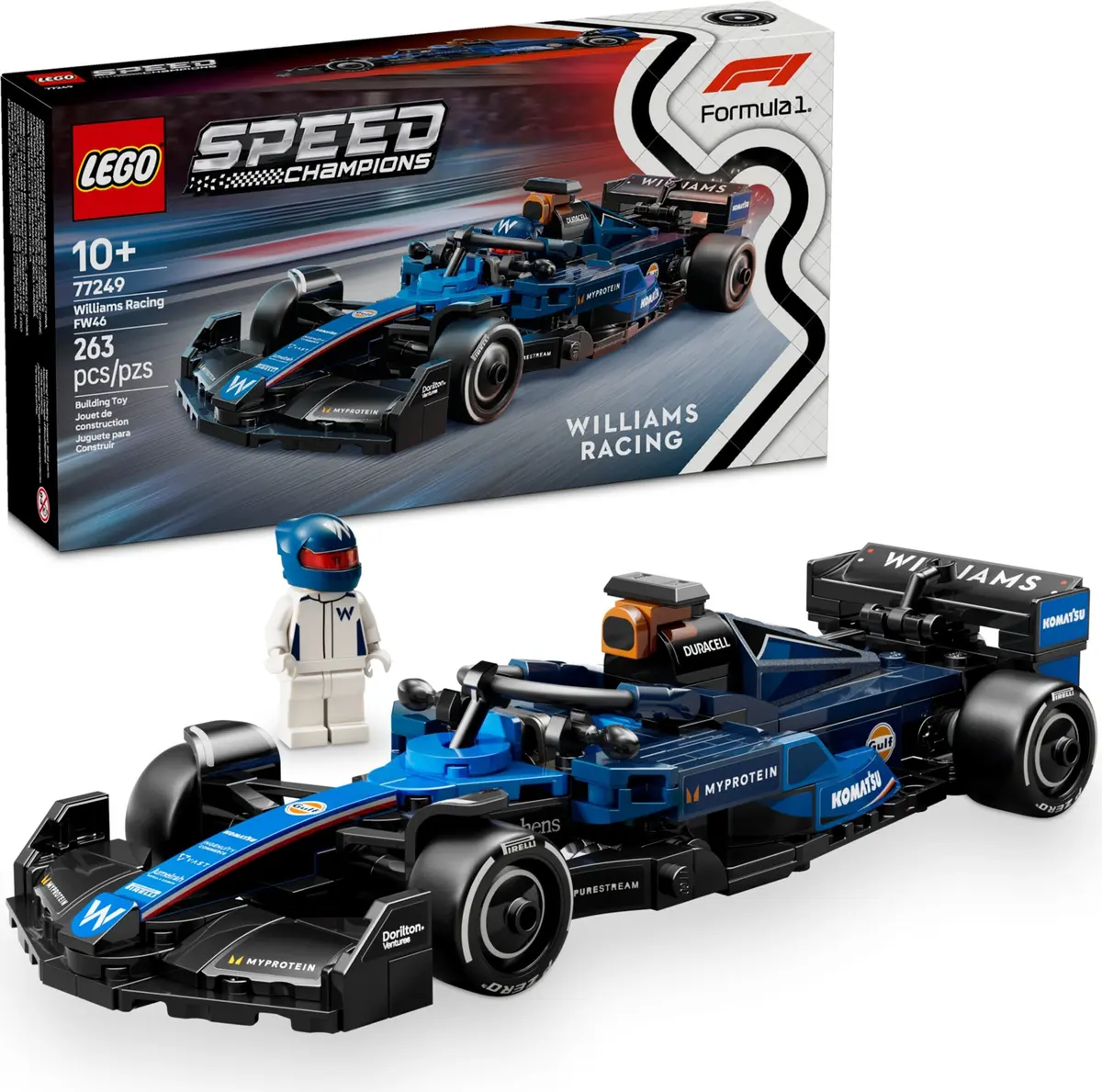 LEGO Speed Champions 77249 Williams Racing FW46 set, image 3