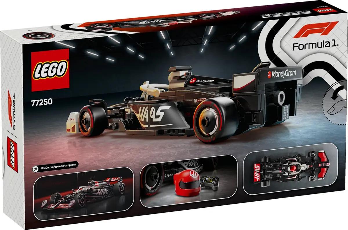 LEGO Speed Champions 77250 MoneyGram Haas F1 Team VF-24 set, image 2