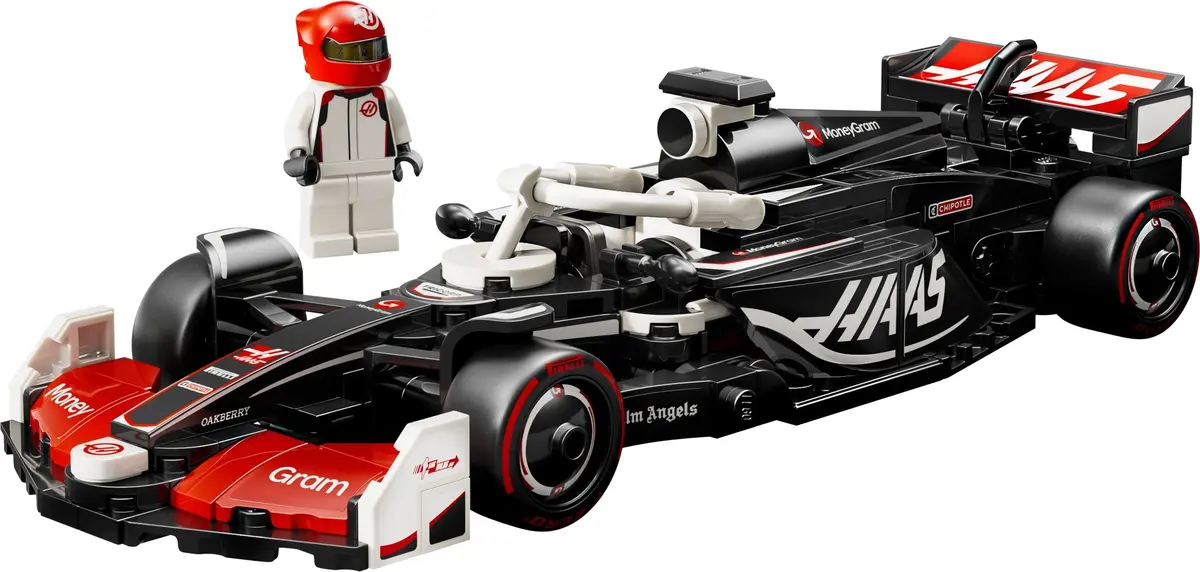 LEGO Speed Champions 77250 MoneyGram Haas F1 Team VF-24 set