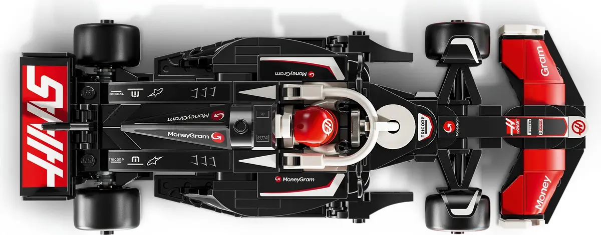 LEGO Speed Champions 77250 MoneyGram Haas F1 Team VF-24 set, image 7